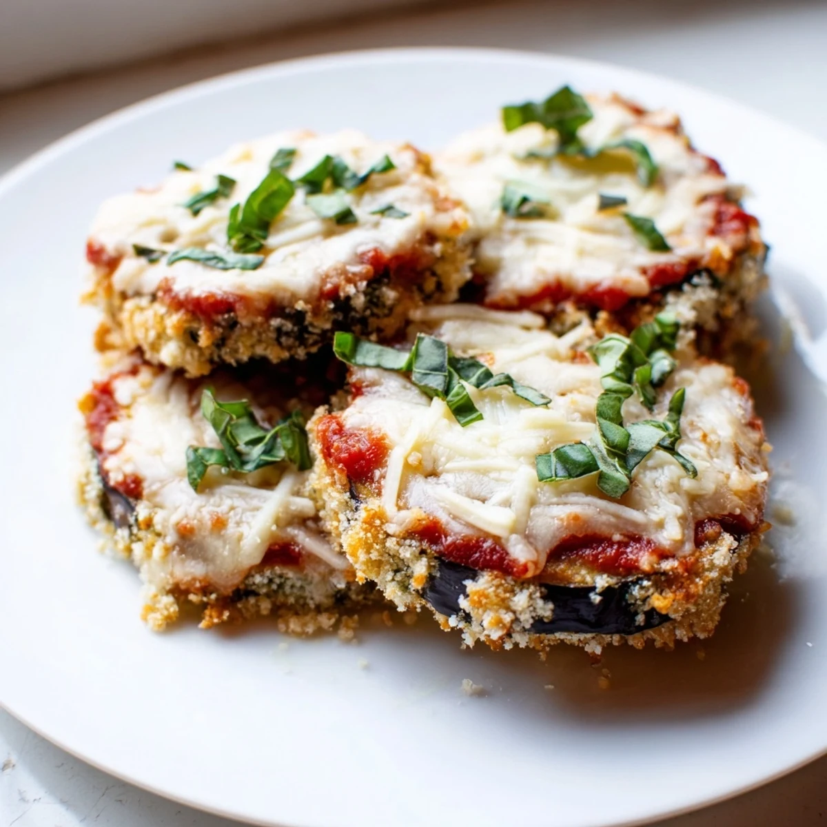 Baked Eggplant Parmesan Marinara
