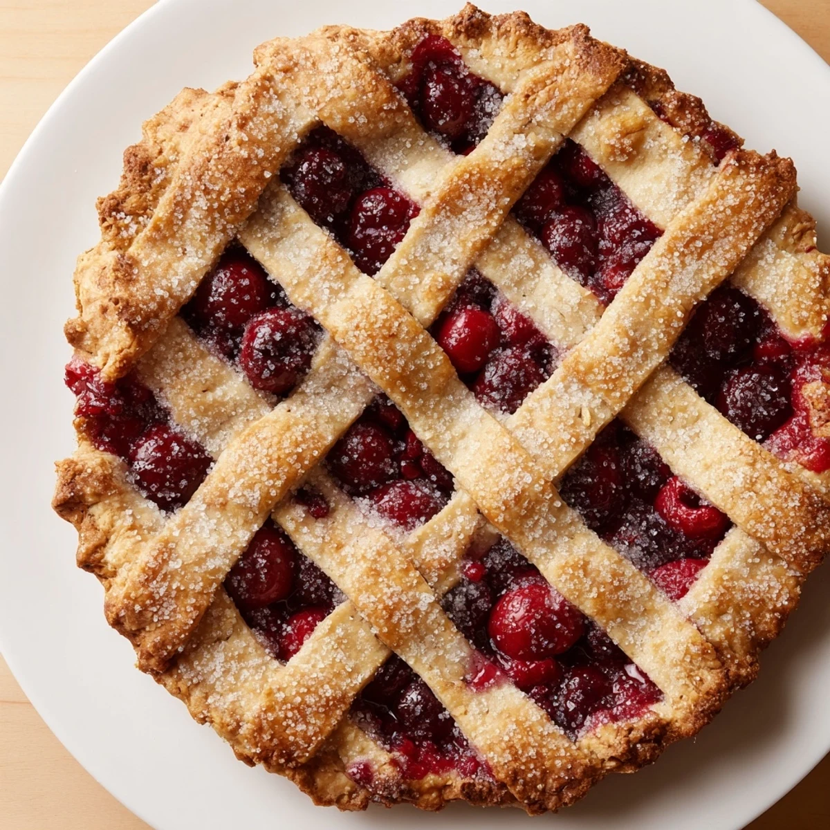 Cherry Pie Lattice Crust