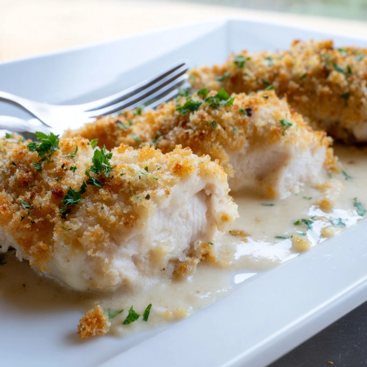 Ready to serve Melt In Your Mouth Chicken paired with steamed vegetables and rice for a family dinner.