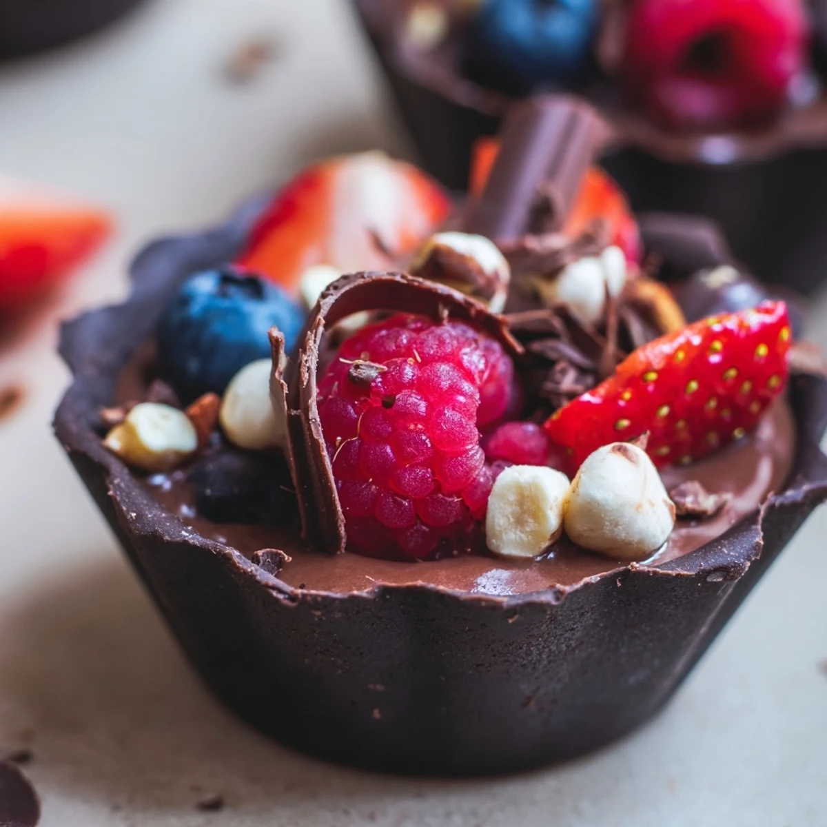 Decadent Dessert Chocolate Grazing Cups