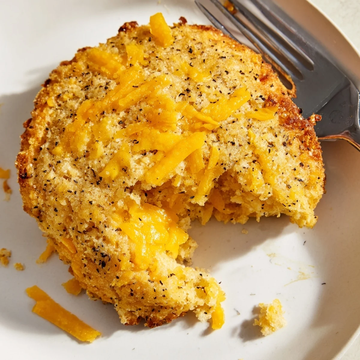 Homemade breakfast protein biscuits cut open revealing soft fluffy interior perfect for meal prep or on-the-go mornings