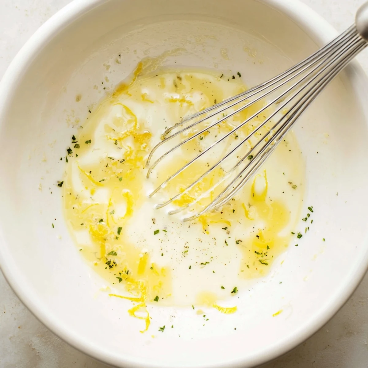 Zesty Ina Garten Lemon Vinaigrette recipe drizzled over mixed greens, bright aroma