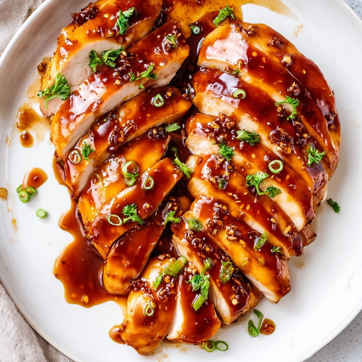 Warm Slow Cooker Brown Sugar Garlic Chicken shredded, sweet-savory aroma, ready to serve.
