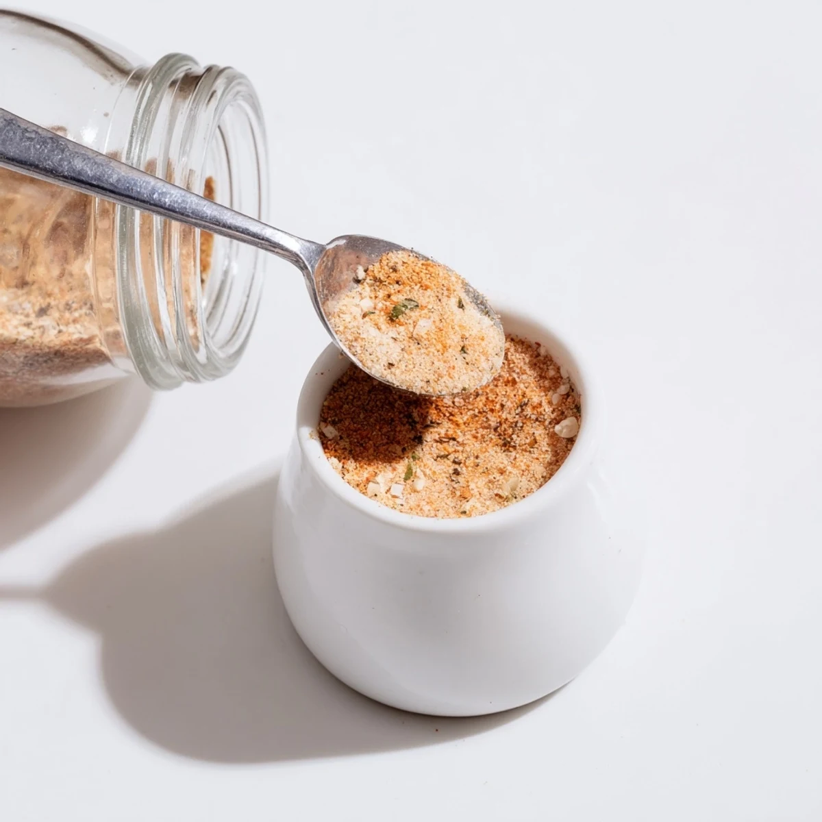 Smoky, paprika-scented French Fry Seasoning Blend sprinkled over steaming crispy fries