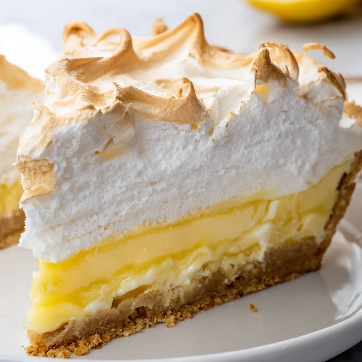 Real lemon pie recipe featuring a bright citrus filling nestled in a toasted crust