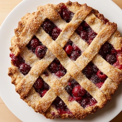 Cherry Pie Lattice Crust