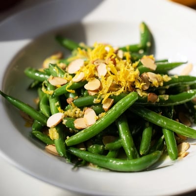 Green Beans Toasted Almonds