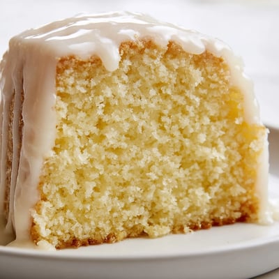 Church Cake with Vanilla Glaze