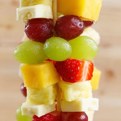 Fruit And Cheese Kabobs