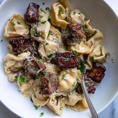 Garlic Steak Tortellini